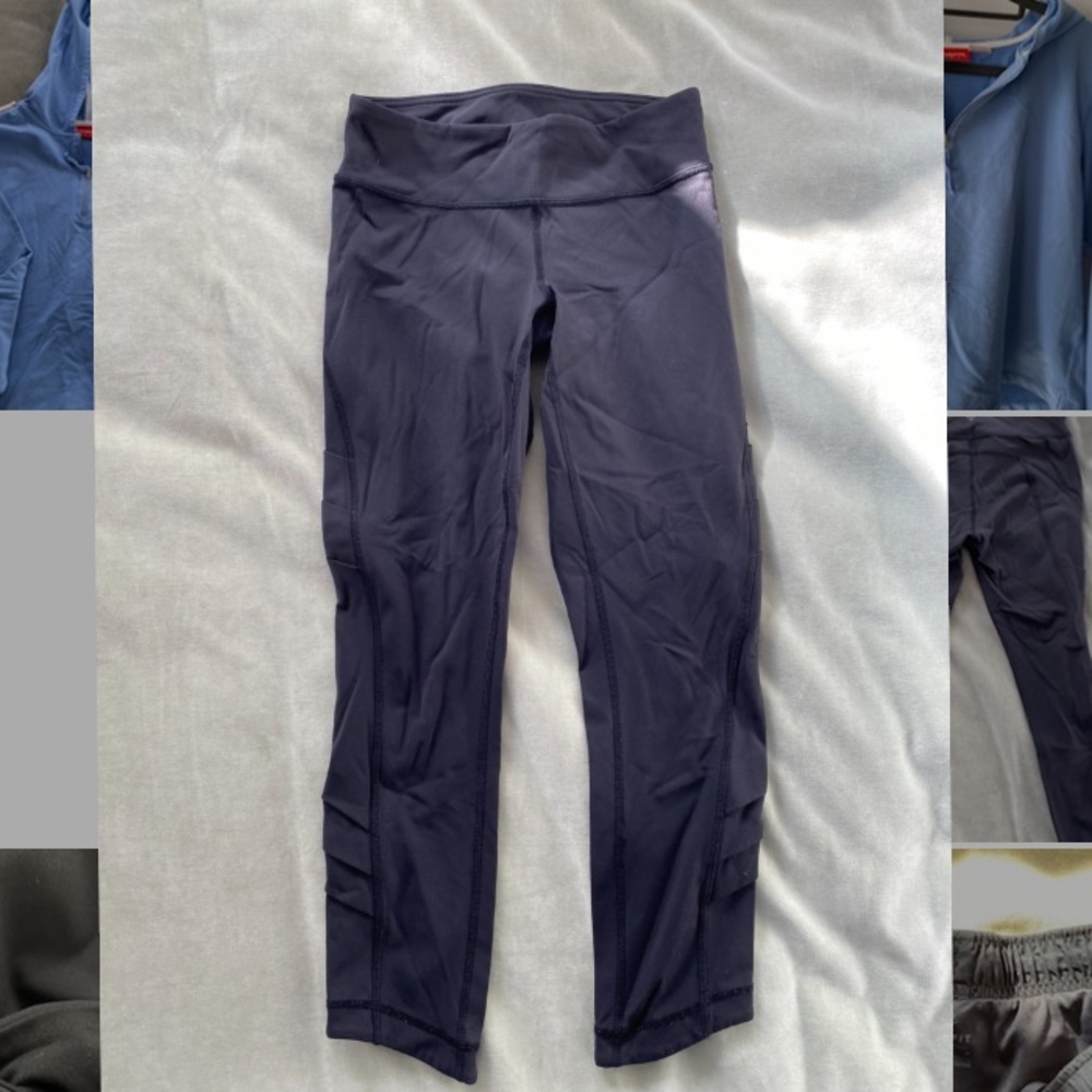 Lululemon 3/4 length black leggings